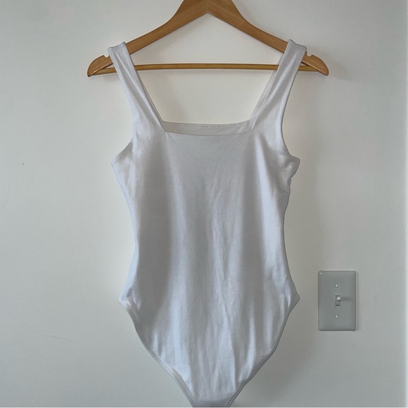 Old Navy White Tank Top Bodysuit - Picture 2 of 3